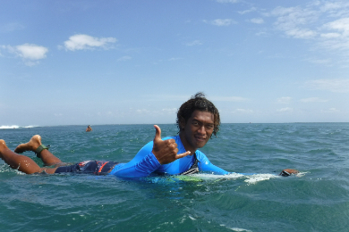 【日本語ガイド】サーフガイドがバリのイージーブレイクにご案内