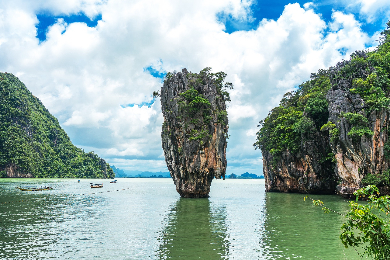 【ひとり旅応援】日本語ガイドアレンジ可能！映画007の舞台　ジェームズボンド・パンガー湾シーカヌーツアー
