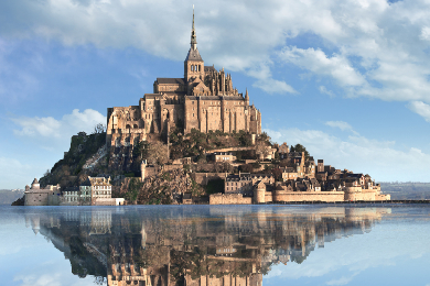 ＜弾丸！＞＜日本語公認ガイドと行く！＞
ルーブル美術館1時間ガイド付き観光とモンサンミッシエル日帰りツアー